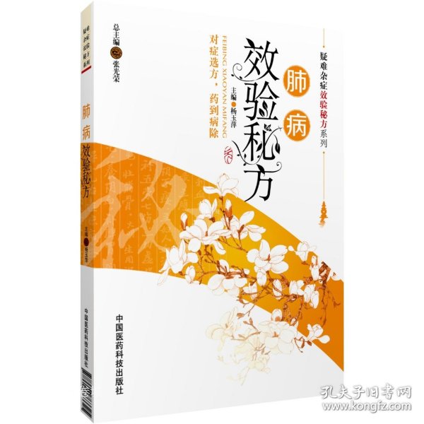 肺病效验秘方（疑难杂症效验秘方系列）