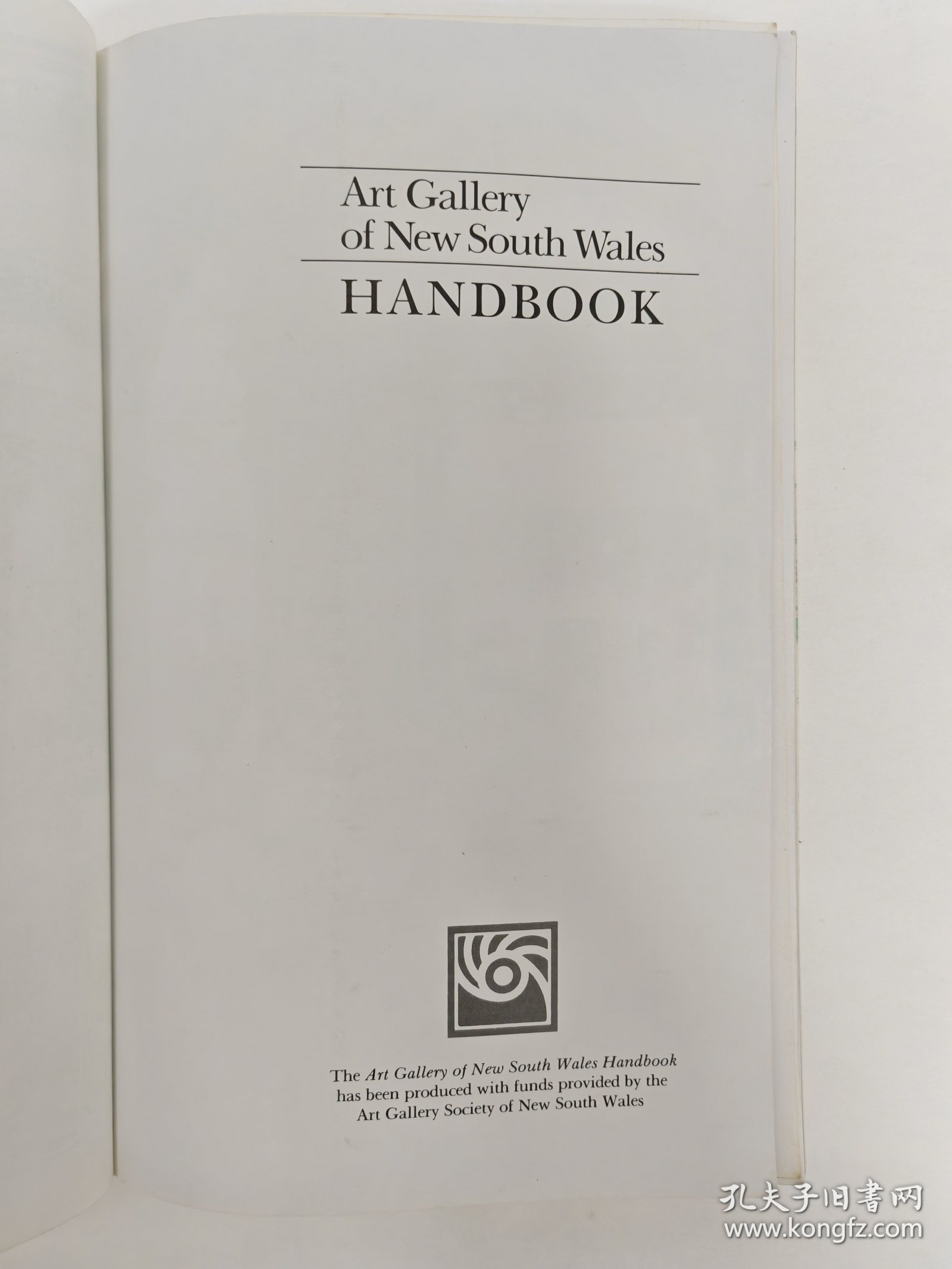 新南威尔士艺术馆手册 Art Gallery of New South Wales Handbook 2000【正版现货】222