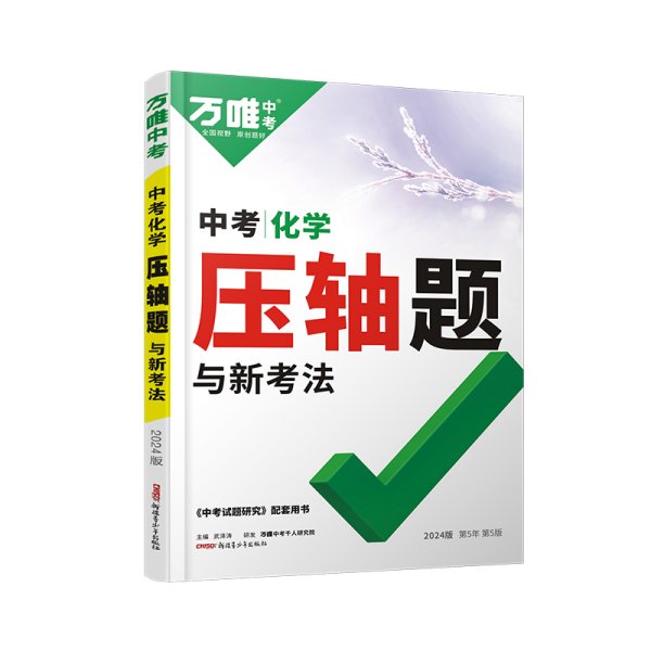 2024万唯中考 中考化学压轴题与新考法