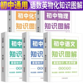 套装5册 初中知识图解语文数学英语物理化学 初中专项高效训练手册数理化知识清单天天背课本重难点集锦一本全学霸笔记初中总复习资料