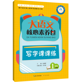 大语文核心素养包 写字课课练 1年级上册