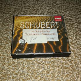 【欧】5CD 舒伯特 Schubert：Les Symphonies - Ouvertures - Rosamunde 原版拆封