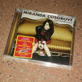 【美】CD+DVD 米兰达 Miranda Cosgrove - High Maintenance 原版未拆封