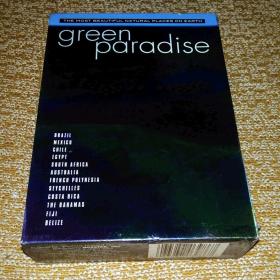 【欧】环球地理杂志自然风光 Green Paradise 大自然系列：绿色天堂 6dvd 原版套装未拆封