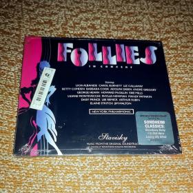 【美】第29届格莱美最佳音乐剧专辑 Follies in Concert 2cd 原版未拆封