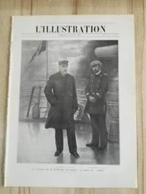 1912年8月10日 8开法国L'ILLUSTRATION画报 合订拆装本