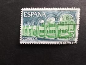 西班牙邮票（建筑）：1970年 修道院2