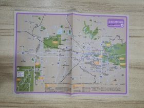 日本海报：奈良市观光地图+奈良公园步行地图