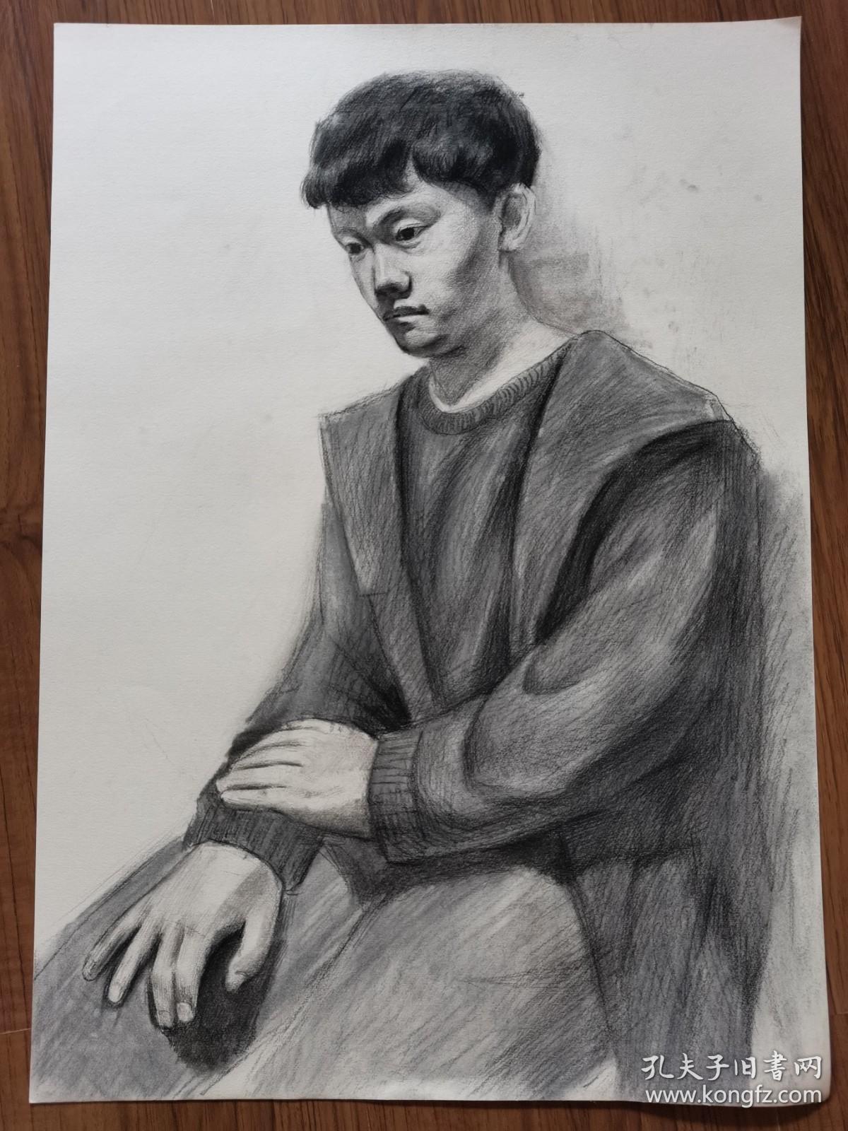 无款素描肖像：20210716-05