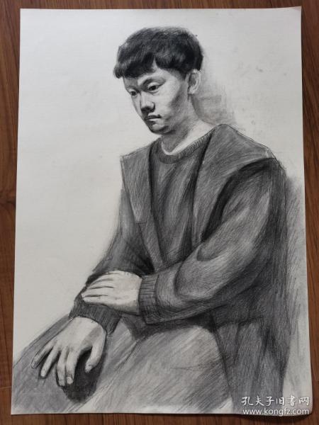 无款素描肖像：20210716-05