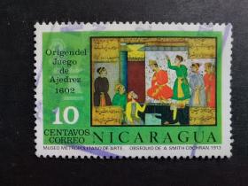 尼加拉瓜邮票（体育）：1976国际象棋 1枚