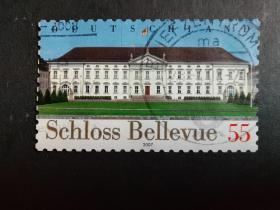 德国邮票（建筑）：2007 Bellevue Palace - Residence of the President贝尔维尤宫-总统官邸 1套1枚2