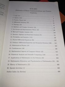 International Congress of Mathematicians Beijing 2002 August 20-28 --Abstracts of Short Communications and Poster Sessions