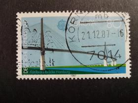 德国邮票（欧罗巴）：1987 EUROPA Stamps - Modern Architecture现代建筑 1枚1