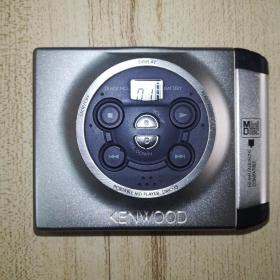 日本原装建伍MD随身听 KENWOOD PORTABLE MD PLAYER DMC-J3  能正常播放 附MD唱片一张 原配充电电池