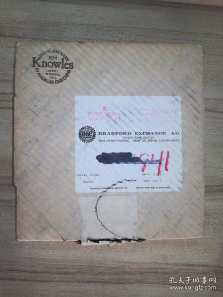 BradfordExchange美国限量编号收藏品：诺曼·洛克威尔瓷盘画 含收藏证书 带外包装盒