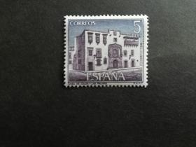 西班牙邮票（建筑）：1973年 新票 观光1