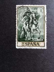 西班牙邮票（绘画 人物）：1962年 彼得保罗鲁本斯绘画 1枚