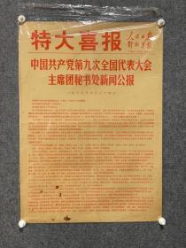 1969年4月24日人民日报解放军报九大公报