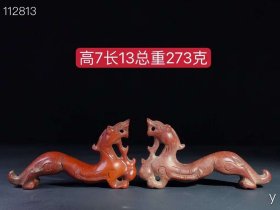 371_高古玉瑞兽摆件，雕工精湛，包浆老道，沁色完美，玉质温润细腻，收藏佳品！