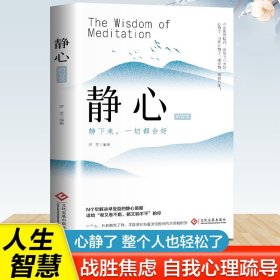 静心的智慧正版人生智慧哲学战胜焦虑成功励志心灵鸡汤正能量治愈