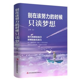 别在该努力的时候只谈梦想  青春文学，自我提升书籍 成功图书青