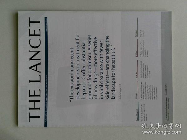 THE LANCET NO.9973  2015/03/21-27 柳叶刀医学杂志原版外文期刊