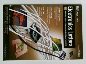 IET JOURNALS  ELECTRONICS LETTERS  2014/07/31 VOL.50 NO.16  电子期刊杂志