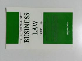 THE JOURNAL OF BUSINESS LAW 2014 NO.1 商业法律杂志 法律学术原版期刊