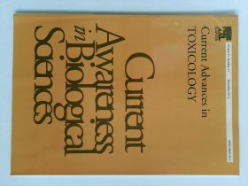 学术期刊 Current Awareness in Biological Sciences (Journal) 11/2014 Elsevier 
Current Advances in Toxicology