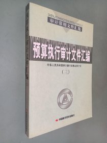 预算执行审计文件汇编 三