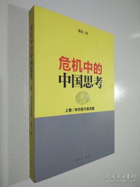 危机中的中国思考(上卷):华尔街今夜无眠