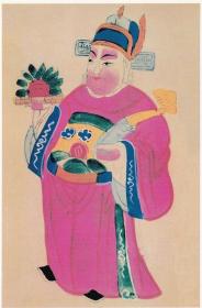 明信片：传统民间画（四川木版画，一组7枚）