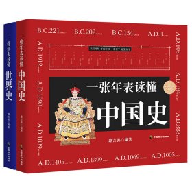 一张年表读懂中国史+一张年表读懂世界史（2本）