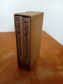 Theodor Storm / Sämtliche Werke in drei Bänden, Hrg. von Peter Goldammer《施笃姆作品集》（两卷全）德文原版