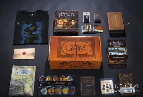 权力的游戏20周年纪念铁粉珍藏宝盒 内含TSHIRT尺码为S GAME OF THRONES BOX SET 英文原版