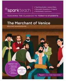 Sparkteach系列 威尼斯商人 英文原版 Sparkteach The Merchant of Venice 莎士比亚四大喜剧