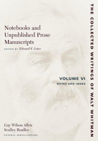 Notebook Unpublished Prose Manuscripts VI沃尔特惠特曼文集6