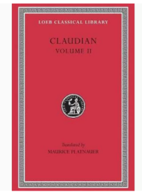 洛布古典丛书 克劳狄安 卷2 Claudian Volume II 希英双语对照