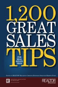 房地产专业人员用1201个重要的销售诀窍 1,200 Great Sales Tips For Real Estate Pros  英文原版