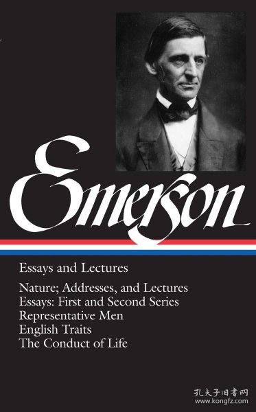 爱默生散文集与讲演录 Emerson Essays and Lectures 英文原版  美国伟大的作家