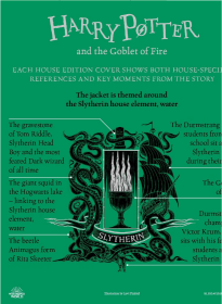 Harry Potter and the Goblet ofFire-Slytherin哈利波特 斯莱特林 20周年纪念精装