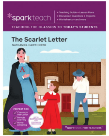 Sparkteach系列 红字 英文原版 Sparkteach The Scarlet Letter 霍桑