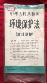 《中华人民共和国环境保护法知识图解》活页30张一套  馆藏