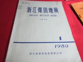 浙江煤田地质 1980年创刊号 馆藏