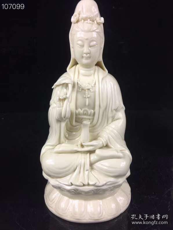 点击查看原图 281_德化瓷雕观音佛像 一套,雕刻精湛 开脸端庄 细节如图