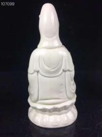 281_德化瓷雕观音佛像 一套,雕刻精湛 开脸端庄 细节如图