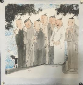 高洪啸祖籍江苏淮安，1959年生于江苏徐州，毕业于南京艺术学院美术系。中国美术家协会会员，江苏省美术家协会理事，国家一级美术师，徐州市优秀专家，徐州市政协委员，徐州市美术家协会副主席，徐州书画院院长。作品曾入选第八届、第十届全国美展，第三届全国中国画展，全国人物画展，第一、二届中国“百家金陵”国画展，文化部第二、三届全国画院优秀作品展。