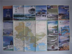 惠州市旅游地图 对开地图