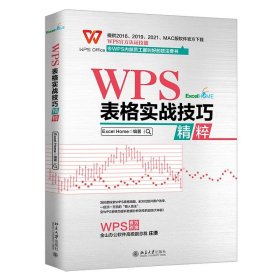 全新正版现货  WPS 表格实战技巧精粹 9787301318652